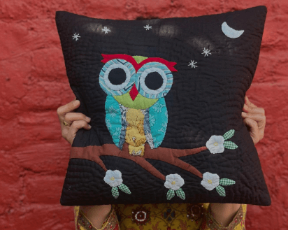 Owl Cushion Cover